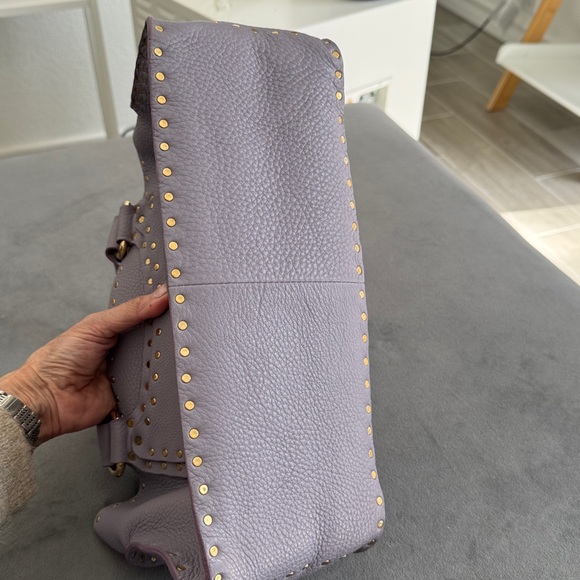 Celine Lavender Studded Handbag - Picture 2 of 9
